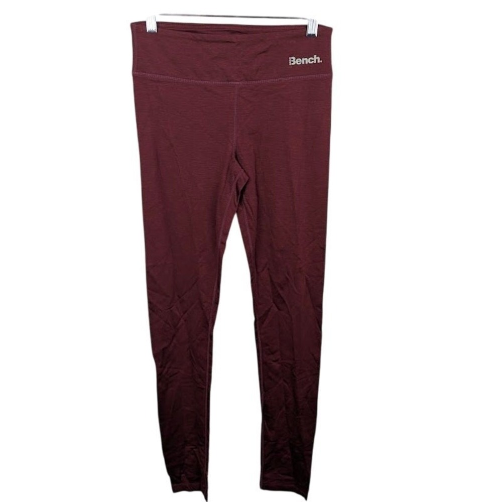 Bench Active Wear Leggings Full Length Burgundy Red Size S